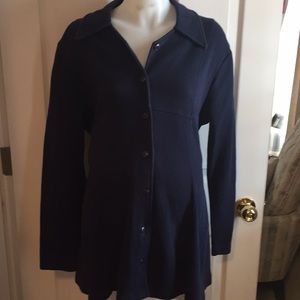 Motherhood Maternity Blue Shirt Size Large